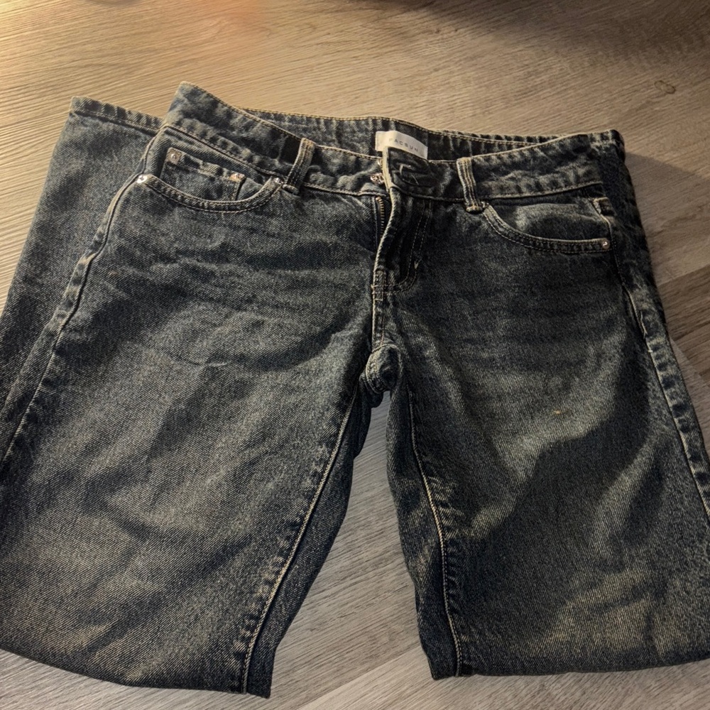 PacSun Black Straight Leg Jeans